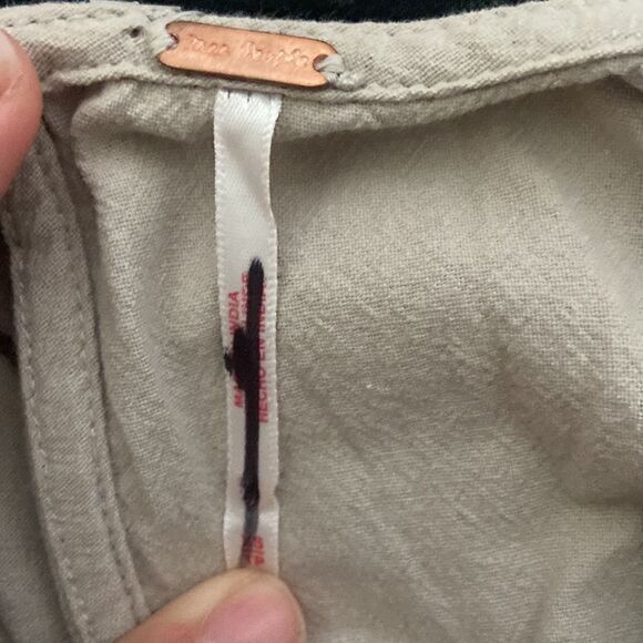 NWOT Free people Endless Summer Sonika Jumpsuit cotton long sleeve Sz XS Tan - Picture 8 of 11